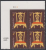 !a! USA Sc# 3755 MNH PLATEBLOCK (UL/P1111/a) - Chippendale Chair - Nuevos