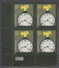 !a! USA Sc# 3757 MNH PLATEBLOCK (LL/P1111/a) - American Clock - Ungebraucht