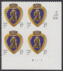 !a! USA Sc# 3784 MNH PLATEBLOCK (LR/B1111) - Purple Heart - Ongebruikt