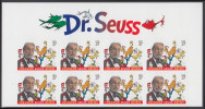 !a! USA Sc# 3835 MNH BLOCK(8) W/ Top-Label - Dr. Seuss - Neufs