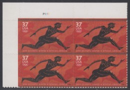 !a! USA Sc# 3863 MNH PLATEBLOCK (UL/P1111/a) - 2004 Summer Olympic Games Athens - Ungebraucht