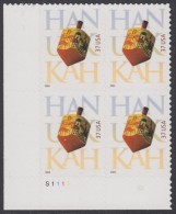 !a! USA Sc# 3880 MNH PLATEBLOCK (LL/S1111/a) - Hanukkah - Neufs