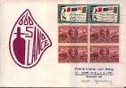 Jolie Lettre USA Pour Allemagne Obl Navale Bateau USS Sand Lance CAD 26-03-75 - Affranchissement Composé - FDC