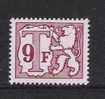 Belgie OCB TX 81P (**) - Timbres