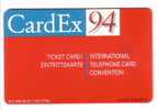 CARDEX 94.   ( Germany - Mint Card , Only 7.000 Ex. ) **  CardEx 94. International Telephone Card Convention - K-Series : Série Clients