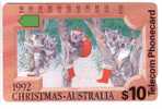 MERRY CHRISTMAS - Koala Bear (Australia Old Card ) Xmas Joyeux Noël Frohe Weihnachten Feliz Navidad Buon Natale Natal - Australië