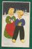 PENNYLESS JAMES - COUPLE Of CHILDREN With GIFTS - SIGNED BELGIUM UNUSED POSTCARD - Pennyless, James