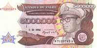 ZAIRE    5 000 000 Zaïres   Daté Du 01-10-1992    Pick 46a     ***** BILLET  NEUF ***** - Zaïre