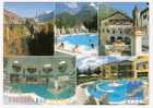 Suisse, Engadin Bad Scuol ; Multivues :vue Générale , Piscine Thermale,Sauna, Solarium ; B/TB - Scuol