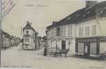 Delcampe - 95 - VAL D´OISE - MARINES - PLACE De La DEMI LUNE - MAISON FREVILLE AUBERGISTE - CAFE  - ATTELAGE Avec Un ANE - Marines