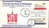 Jolie FDC 1er Jour Philadelphia 5-09-1974 The Carpenters' Company Of The City & County Of Philadelphia - Other & Unclassified