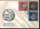 Fdc DDR 1986 Monnaies De Villes Rostock 1637 & Erfurt 1633 & Magdeburg 1638 - Monedas