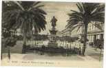 CPA - ALGERIE - BONE : Statue De Thiers Et Cours Bertagna (non Circulée) 2 Scans. - Annaba (Bône)