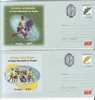 Romania 2007 FRANCE RUGBY World Cup,2x,Covers,cancell FDC. - Rugby