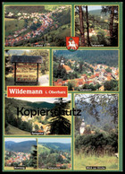 ÄLTERE POSTKARTE WILDEMANN IM OBERHARZ BOHLWEG SPIEGELTAL BLICK ZUR KIRCHE Wappen Blason Harz Cpa Postcard Ansichtskarte - Wildemann