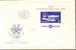 Jeux Olympiques 1964 Innsbruck  Roumanie FDC  Stade Du Glace - Hiver 1964: Innsbruck