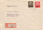 Lot 462: Lettre Recommandée Du 31.07.41 à 42 Pf De Thannweiler (Thann) - Autres & Non Classés
