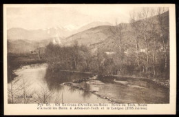 CPA  Neuve 66 Environs D'AMELIE LES BAINS Rives Du Tech  Route D'Amélie Les Bains à Arles Sur Tech Et Le Canigou - Amélie-les-Bains-Palalda