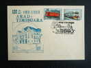 FDC -Romania -Railway- Train - Arad- Timisoara   Line    F  1991  D13769 - FDC