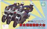 Télécarte Polizei (5)  Police - Motorrad - Police Motorcycle - Phonecard Japan Telefonkarte Japon - Policia