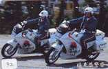 TELEFONKARTE Télécarte Polizei (32)  Police - Motorrad - Police Motorcycle - Phonecard Japan Telefonkarte Japon - Polizei