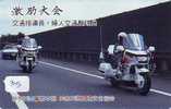 TELEFONKARTE Télécarte Polizei (35)  Police - Motorrad - Police Motorcycle - Phonecard Japan Telefonkarte Japon - Polizia