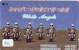 TELEFONKARTE Télécarte Polizei (36)  Police - Motorrad - Police Motorcycle - Phonecard Japan Telefonkarte Japon - Politie