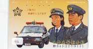 TELEFONKARTE Télécarte Polizei (46)  Police - Motorrad - Police Motorcycle - Phonecard Japan Telefonkarte Japon - Police