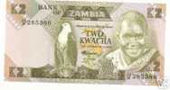 ZAMBIA 2 KWACHA  (80-88)   KM#24  SC/UNC/PLANCHA     DL-2541 - Zambie