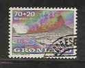 VOLCANO And HEIMAEY TOWN - GREENLAND -  Yvert # 74 - VF USED - Volcans