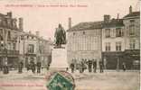 55 LIGNY TOUR STATUE DU GENERAL BARROIS ET PLACE NATIONALE - Ligny En Barrois