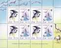 2002 RUSSIA Birds.Russia & Kazakhstan Joint Issue. SHEETLET - Blocs & Hojas