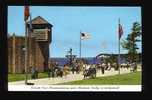 Outside Fort Michilimackinac With Mackinac Bridge In Background, Mackinaw City, Michigan - Autres & Non Classés