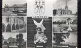 50...CARENTAN....7 VUES.......CPSM.......ECRITE..‹(•¿•)› - Carentan