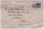 F1487 - BRITISH COLONIES SOUTH AFRICA LETTER TO ITALY 21/2/1939 - Covers & Documents