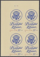 !a! USA Sc# 3930 MNH PLATEBLOCK (UL/S111/a) - Presidential Libraries - Unused Stamps