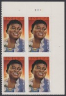!a! USA Sc# 3996 MNH PLATEBLOCK (UR/S1111) - Hattie McDaniel - Unused Stamps