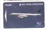 DC 8  ( New Zealand Mint And Rare Card ) Air-plane Avion Airplane Aircraft Planes Flugzeug Aereo Avions - New Zealand