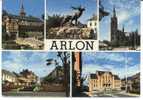 Arlon. Aarlen. 5 Vues: Place Astrid, église, Hôtel De Ville. 5 Zichten: Astrid Plein, Kerk, Stadhuis. Timbre N° 1645. - Arlon