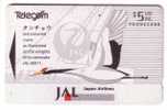 JAPAN AIRLINES JAL ( New Zealand Rare Card) Air - Plane - Avion - Aircraft - Airplane ( Scratched Card - See Scan) Stork - New Zealand