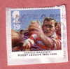 RUGBY ( England Stamp On Paper ) - Not In Perfect Condition , See Scan ( Both Side ) - Rugby