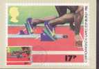 G B  CARTE MAXIMUM NUM.YVERT 1231 SPORT JEUX DU COMMENWEALTH EDIMBOURG - PHQ Cards