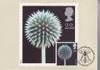 GRANDE BRETAGNE  CARTE MAXIMUM NUM.YVERT 1257 FLEURS - Cartes PHQ