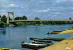 Carte Postale 49. Chalonnes-sur-Loire  Le Pont Sur La Loire Trés  Beau Plan - Chalonnes Sur Loire