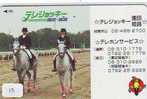 TELEFONKARTE PFERD REITEN (13)  CHEVAL - Horse - Paard - Caballo Phonecard Animal Japon Télécarte - Pferde