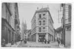 38 )FL) VOIRON, Rue De La Gare Et Rue Rose Sage, ANIMEE (Thème BANQUE) CREDIT LYONNAIS à Gauche ** - Voiron