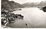 Cpsm Noir Et Blanc Dentelé:LAC D' ANNECY  TALLOIRES Le Massif Des Bauges - Talloires