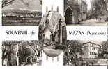 Cpsm Noir Et Blanc Dentelé:  MAZAN Souvenir - Mazan