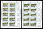 Romania- Serbia 2007 Danube Harbours And Ships,MNH M/s,labels EFIRO 2008 - Hojas Completas