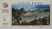 Peak Resort,radio Tower,China 2003 Jinhua Radio & Television Bureau Advertising Pre-stamped Card - Hotels- Horeca